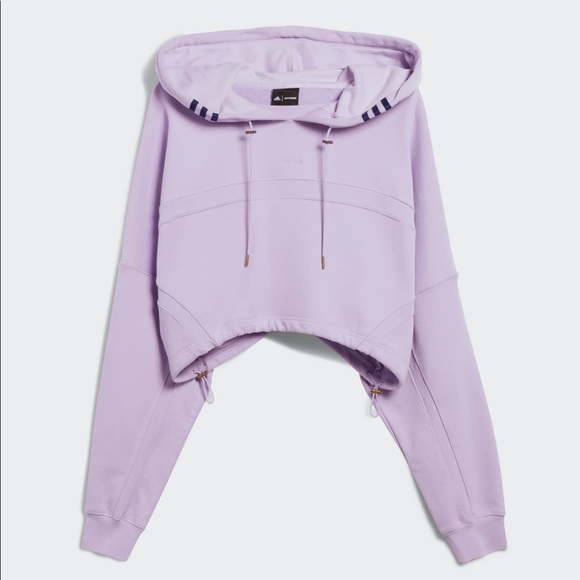 IVY PARK Sweaters - Adidas x Ivy Park Hooded Shrug Purple Glow